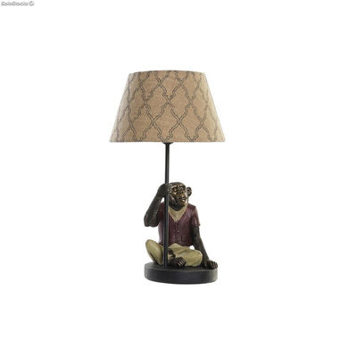 Lampa stołowa DKD Home Decor Brązowy Wielokolorowy Kolonialny 220 V 50 W Małpa (