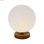 Lampa stołowa DKD Home Decor Naturalny Drewno Polietylen Aluminium Biały (20 x 2 - 2
