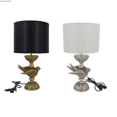 Lampa stołowa DKD Home Decor Srebrzysty Złoty Żywica 220 V 50 W 23 x 23 x 46 cm