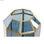 Lampa stołowa DKD Home Decor Szkło Niebieski Złoty 220 V Mosiądz 50 W Nowoczesny - 2