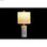 Lampa stołowa DKD Home Decor Złoty Biały 220 V 50 W Nowoczesny (23 x 23 x 47 cm) - 2