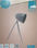 Lampa stołowa trójnóg szara-vintage 1xe27 - Zdjęcie 2