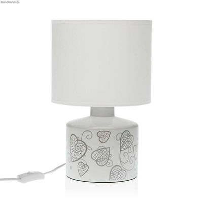 Lampa stołowa Versa Cozy Serca Ceramika (22,5 x 35 x 22,5 cm)