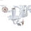 Lampa Sufitowa DKD Home Decor 25W Różowy Biały 220 V (49 x 47 x 37 cm) - 3