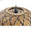 Lampa Sufitowa DKD Home Decor Brązowy Czarny Bambus 50 W 51 x 51 x 30 cm - 3