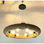 Lampa Sufitowa DKD Home Decor Brązowy Sznurek (51 x 51 x 10 cm) (47 X 47 X 10 CM - 2