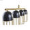 Lampa Sufitowa DKD Home Decor Czarny Złoty 220 V 50 W (60 x 11 x 26 cm) - 3