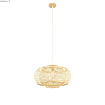 Lampa Sufitowa DKD Home Decor Jasnobrązowy Bambus 50 W (44 x 44 x 25 cm)