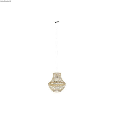 Lampa Sufitowa DKD Home Decor Jasnobrązowy Rattan 50 W (45 x 45 x 48 cm)