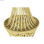 Lampa Sufitowa DKD Home Decor Metal Brązowy Żółty 40 W Drewno MDF (40 x 40 x 60 - 4