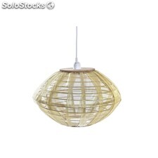 Lampa Sufitowa DKD Home Decor Naturalny Złoty Brązowy Bambus 50 W (42 x 42 x 26