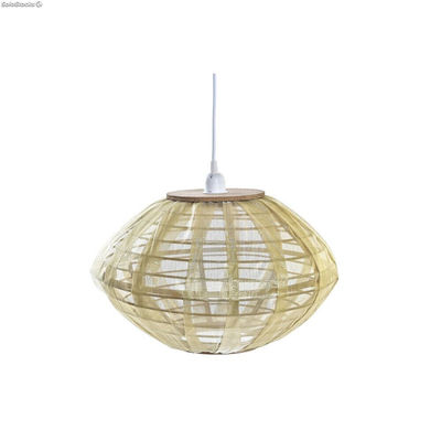 Lampa Sufitowa DKD Home Decor Naturalny Złoty Brązowy Bambus 50 W (42 x 42 x 26
