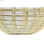 Lampa Sufitowa DKD Home Decor Naturalny Złoty Brązowy Bambus 50 W (42 x 42 x 26 - 3
