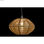 Lampa Sufitowa DKD Home Decor Naturalny Złoty Brązowy Bambus 50 W (42 x 42 x 26 - 5