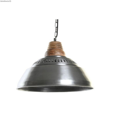 Lampa Sufitowa DKD Home Decor Srebrzysty Brązowy Żelazo Drewno mango 50 W (43 x