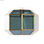 Lampa Sufitowa DKD Home Decor Szkło Niebieski Złoty Mosiądz 50 W (29 x 31 x 23 c - 2