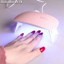 Lampa uv led mini do paznokci hybrydy żeli mostek