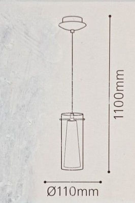 Lampa wisząca 1xe27 szklany czarny, biały klosz-outlet - Zdjęcie 5