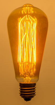 Lampada a filamento di Carbonio Modello Rustic 40w e27 240v