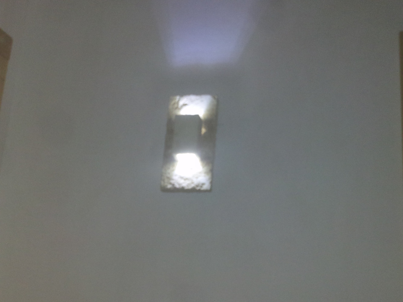 lampada da parete in pietra leccese luce soffusa 3w led a pannocchia