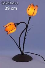 lâmpada de mesa tulipan 2b orange