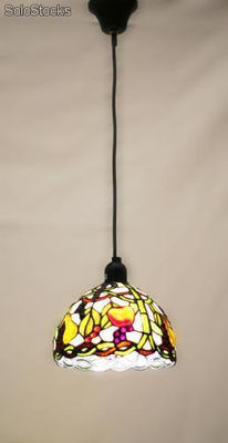 lâmpada de suspensão 20cm frutas