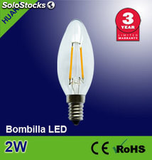 Lâmpada LED 2W(Transparente）