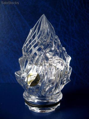 lampada votiva in cristallo