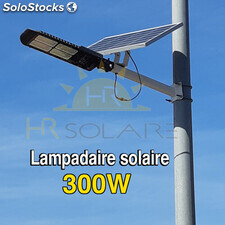 Lampadaire solaire LED 200W pour extérieur - Sundeal Maroc