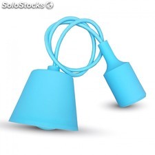 Lampadario con portalampada blu linea &#39;silicone&#39; v-tac vt-7228 3482