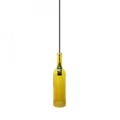 Lampadario con portalampada giallo forma di bottiglia v-tac vt-7558 3773