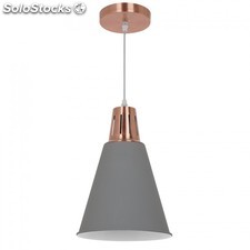 Lampadario con portalampada sabbia grigio linea &#39;finitura sabbia&#39; v-tac vt-75206