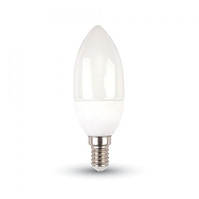 Lampadina led 3W E14 candela smd bulbo vt-2033 - bianco caldo - 7196