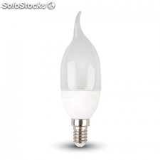 Lampadina led 4W E14 candela fiamma smd bulbo vt-1818TP - bianco naturale - 4156