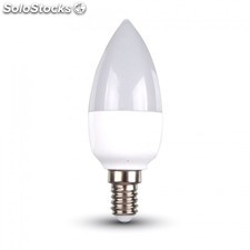 Lampadina led 6W E14 candela smd bulbo vt-1855 - bianco caldo - 4215