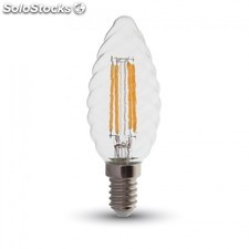 Lampadina led E14 4W bulb dimmerabile filamento v-tac vt-1985D - 4367