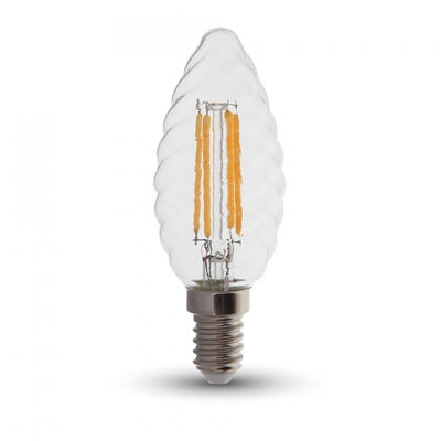 Lampadina led E14 4W bulb dimmerabile filamento v-tac vt-1985D - 4367