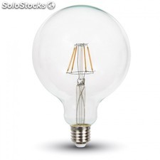 Lampadina led E27 4W bulb dimmerabile filamento G125 v-tac vt-1994D - 4399