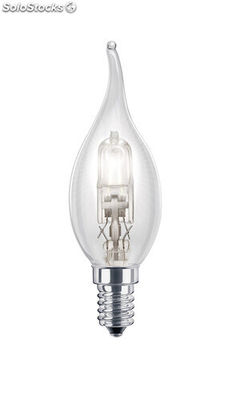 Lampadine / Lampada soffio di vento alogena trasparente 60 W E14 Set 20 Pz