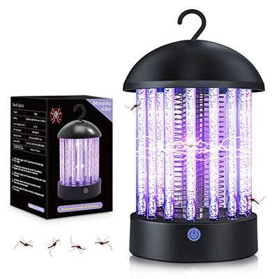 Lámpara Antimosquitos Repelente de Insectos UV LED 9h 2 en1Recargable por USB