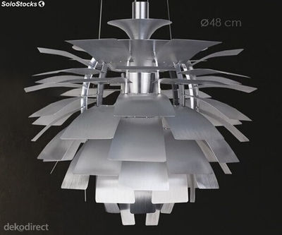 Lámpara Artichoke 60cm Plateada