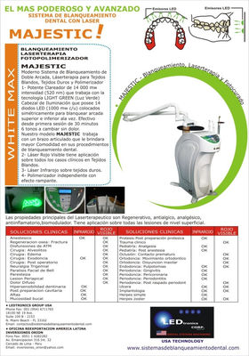 Lampara Blanqueamiento Dental Laser Led Majestic - Foto 2