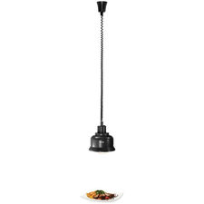 Lámpara calentadora de alimentos negra bartscher iwl250d sw