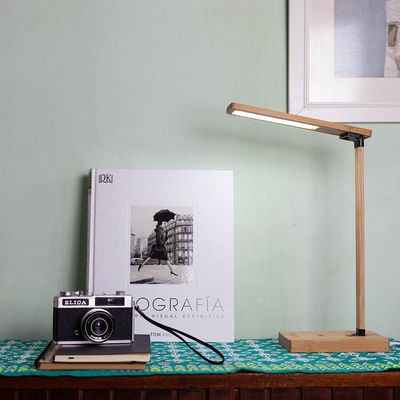 Lámpara de bambú con base de carga - Foto 2