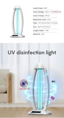 Lampara de casa esterilizador luz ultravioleta con ozono.