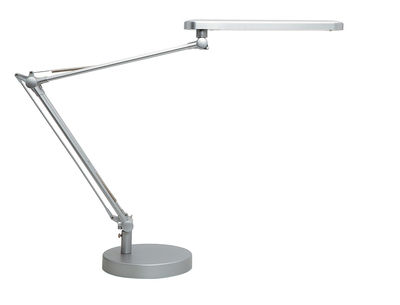 Lampara de escritorio unilux mambo led 5,6w doble brazo articulado abs y - Foto 2