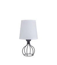 Lámpara de mesa Hilda en acabado negro 26 cm(alto)13 cm(ancho)13 cm(largo)