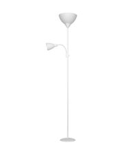 Lámpara de pie blanco modelo Milo 2 luces 180 cm(alto) 50 cm(ancho)25 cm(fondo