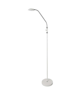 Lámpara de pie led modelo Denis acabado blanco 165 cm(alto) 23 cm(ancho) 43