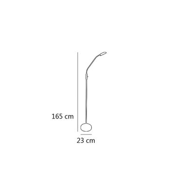Lámpara de pie led modelo Denis acabado blanco 165 cm(alto) 23 cm(ancho) 43 - Foto 2